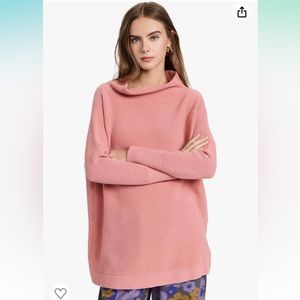 Free People Ottoman Sweater Color Sun Sand Size Small NWT
